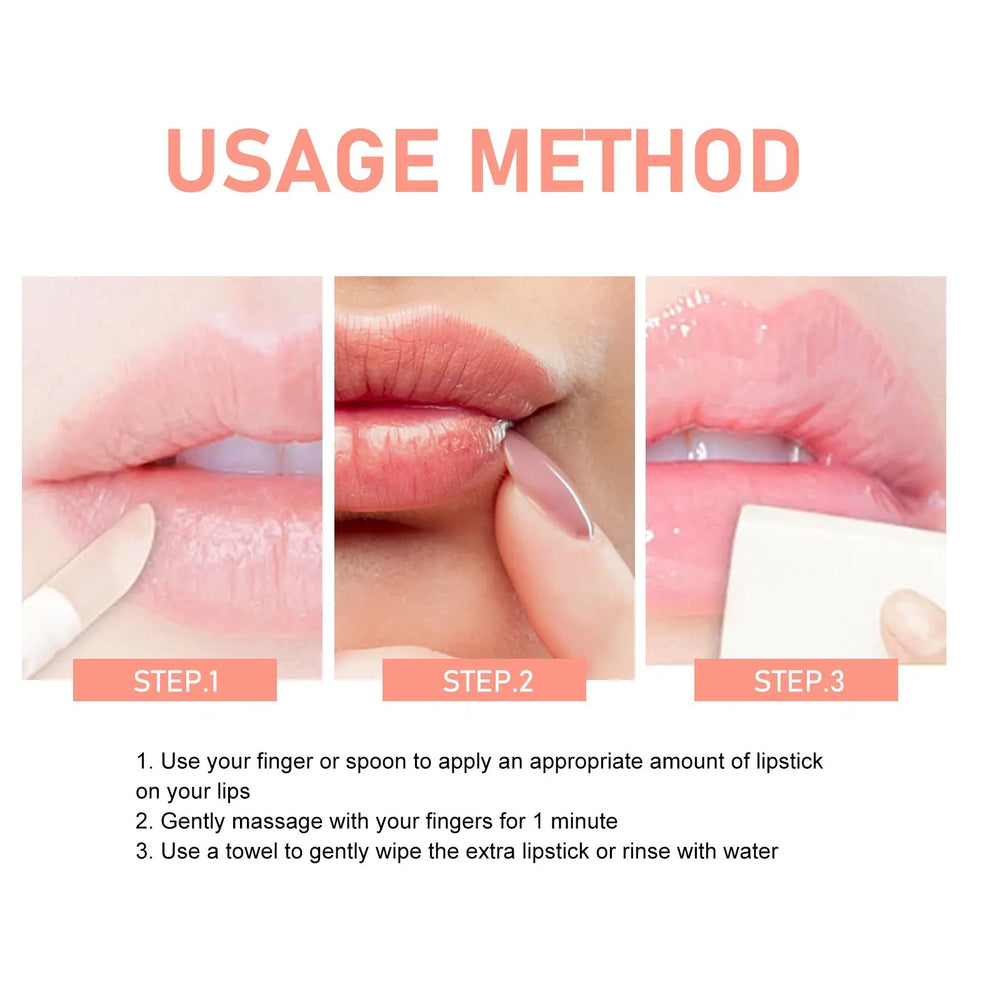 EELHOE Exfoliante Labial de Fresa - Hidratación Intensa y Reparación Labial CJdropshipping