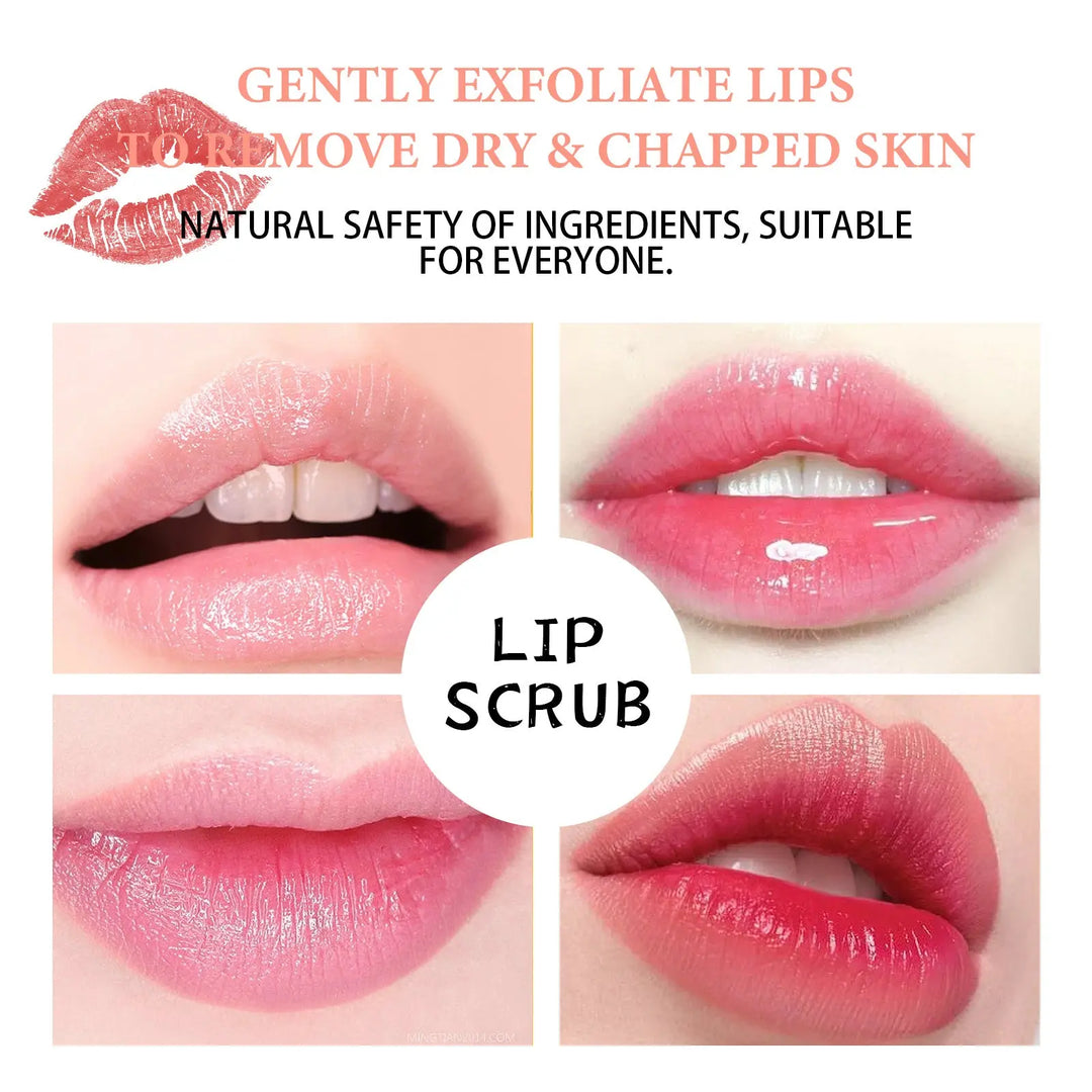 EELHOE Exfoliante Labial de Fresa - Hidratación Intensa y Reparación Labial CJdropshipping