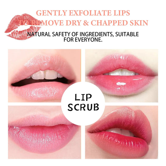 EELHOE Exfoliante Labial de Fresa - Hidratación Intensa y Reparación Labial CJdropshipping