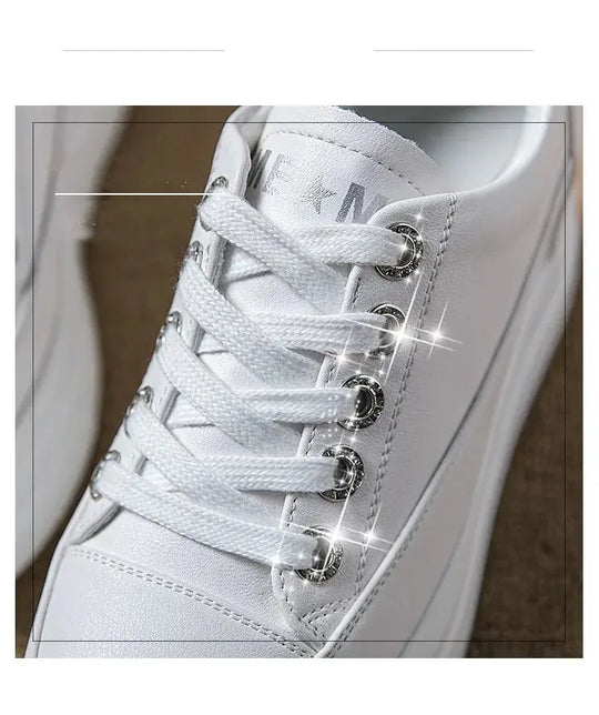 chaussures ete femme  espadrille femme basket femme compensé Zapatillas de deporte informales para mujer, zapatos blancos transpirables y cómodos con tacones de 8CM, plataforma de aumento de altura, Otoño, 2022 MedSurgery Store For Digital Health