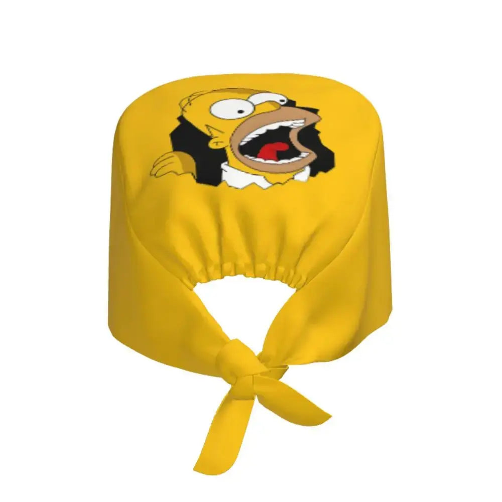 Personalizado The Simpsons Cartoon personal médico Scrubs Hat hombres mujeres médico enfermería gorro quirúrgico Scrub Caps MedSurgery Store For Digital Health