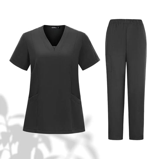 Conjunto de uniformes médicos para hombres y mujeres, ropa de trabajo para médicos, enfermeras, clínica Dental, salón de belleza CJdropshipping