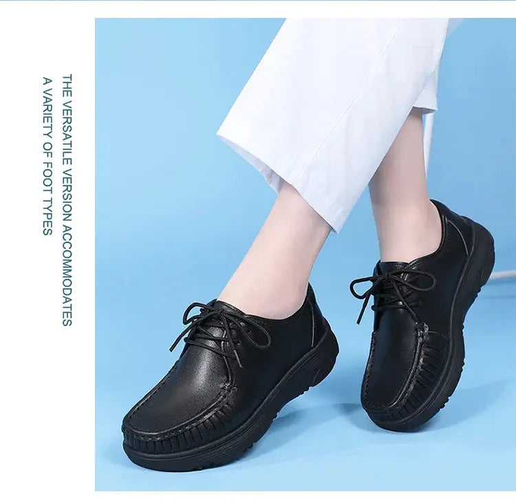 STRONGSHEN, zapatos blancos con plataforma, zapatos de enfermera para mujer, zapatos de trabajo ligeros y cómodos informales, zapatos antideslizantes a la moda para mujer MedSurgery Store For Digital Health