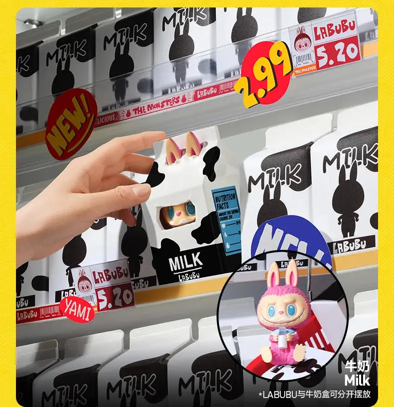 POP MART THE MONSTERS Wacky Mart Series caja ciega Guess Bag decoración de escritorio lindo modelo regalo chica bolsa ciega Juguetes MedSurgery Store For Digital Health