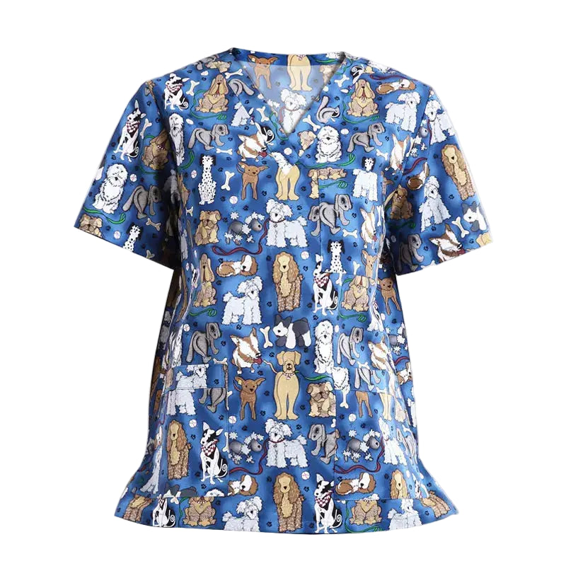 Uniforme Clínico Unisex ANNO ProShield - Top Médico Resistente al Cloro (Modelo 09SS001) CJdropshipping