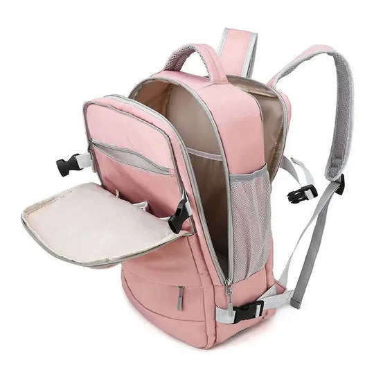 Mochila de viaje de gran capacidad para mujer, multifunción, almacenamiento de zapatos, multicapa, separación seca y húmeda, impermeable MedSurgery Store For Digital Health