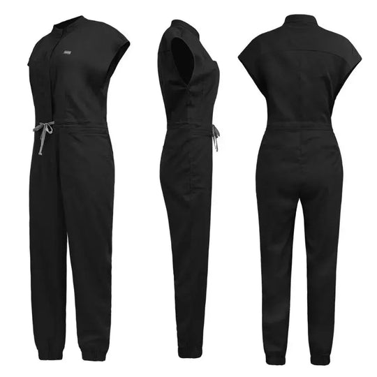 Venta al por mayor de ropa médica, uniforme exfoliante para mujer, mono de manga corta, ropa de Hospital médico, uniformes exfoliantes con bolsillo CJdropshipping