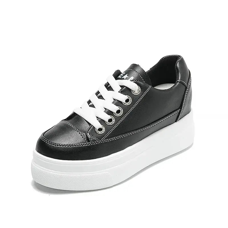 chaussures ete femme  espadrille femme basket femme compensé Zapatillas de deporte informales para mujer, zapatos blancos transpirables y cómodos con tacones de 8CM, plataforma de aumento de altura, Otoño, 2022 MedSurgery Store For Digital Health