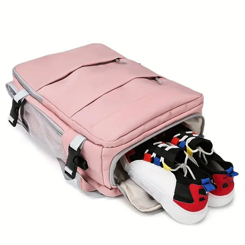 Mochila de viaje de gran capacidad para mujer, multifunción, almacenamiento de zapatos, multicapa, separación seca y húmeda, impermeable MedSurgery Store For Digital Health