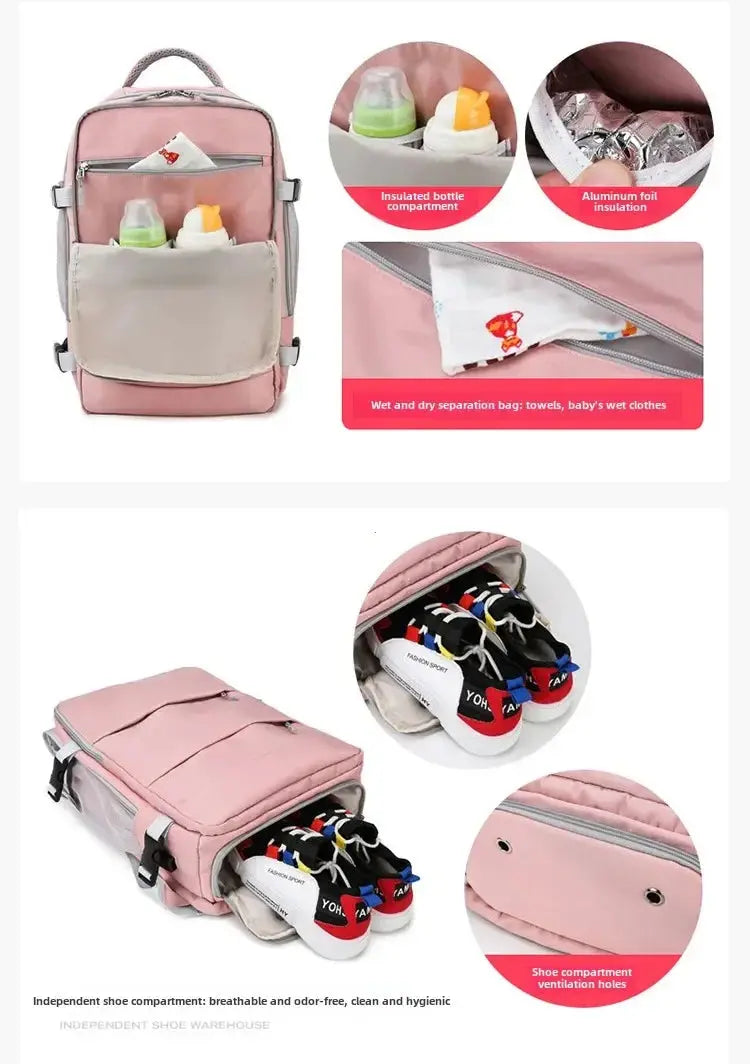 Mochila de viaje para mujer, mochila de mano, mochila para ordenador portátil TSA, bolsa de enfermera universitaria aprobada por vuelo, mochila informal para fin de semana MedSurgery Store For Digital Health