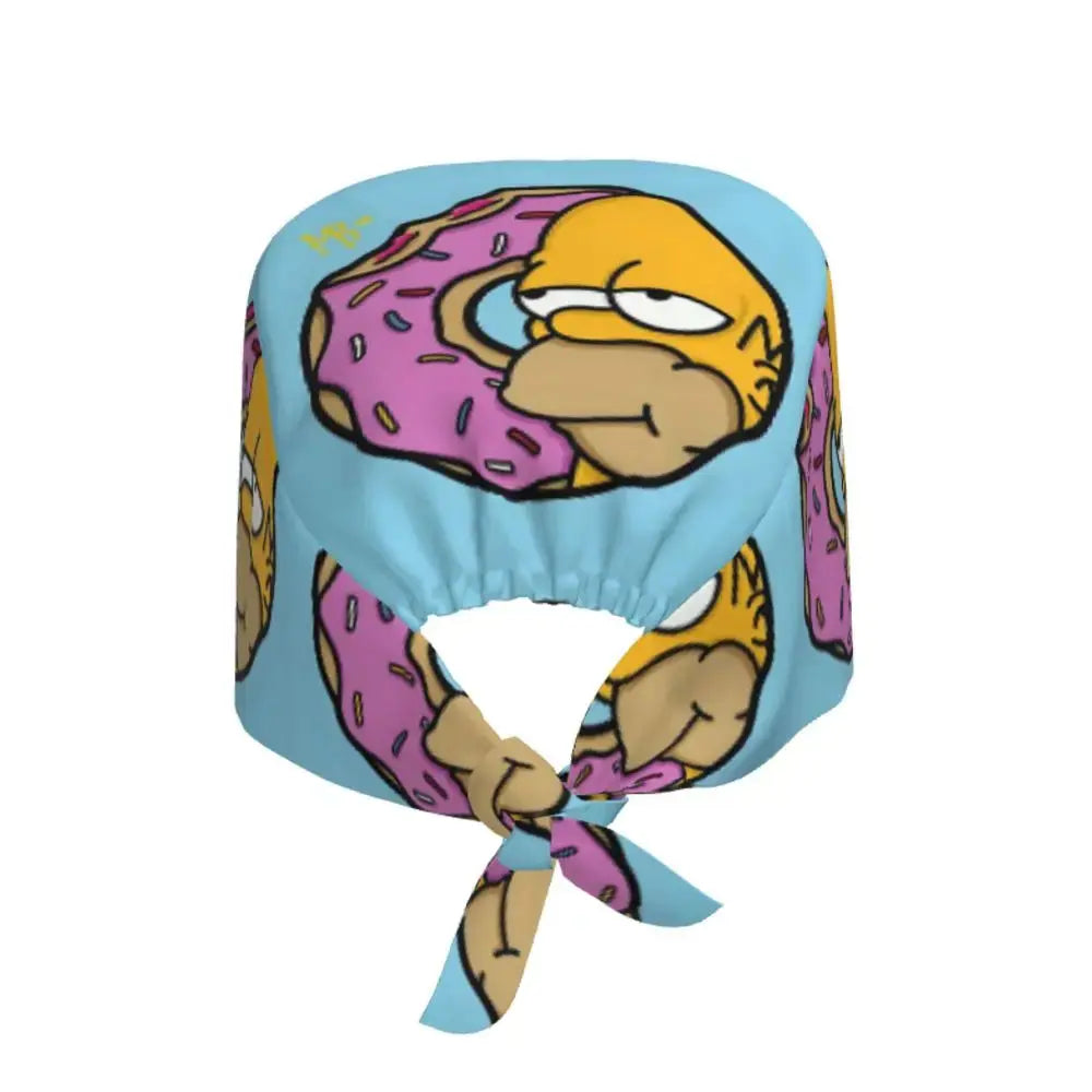 Personalizado The Simpsons Cartoon personal médico Scrubs Hat hombres mujeres médico enfermería gorro quirúrgico Scrub Caps MedSurgery Store For Digital Health