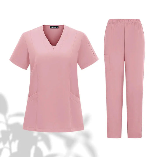Conjunto de uniformes médicos para hombres y mujeres, ropa de trabajo para médicos, enfermeras, clínica Dental, salón de belleza CJdropshipping