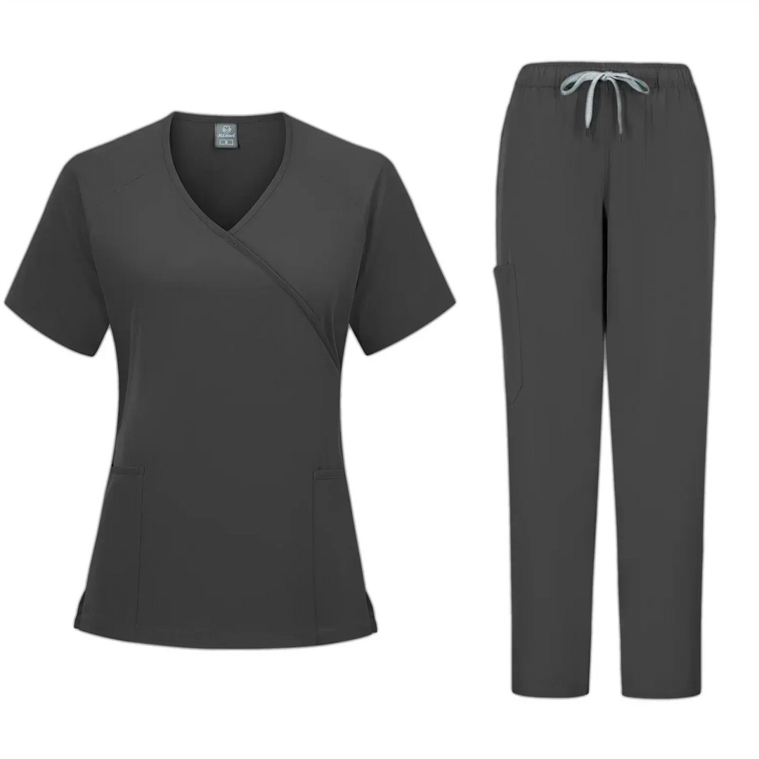 Nuevo conjunto de uniformes médicos, uniforme de médico, monos de cirugía, ropa de trabajo de salón de belleza, conjunto de ropa de trabajo de odontología CJdropshipping
