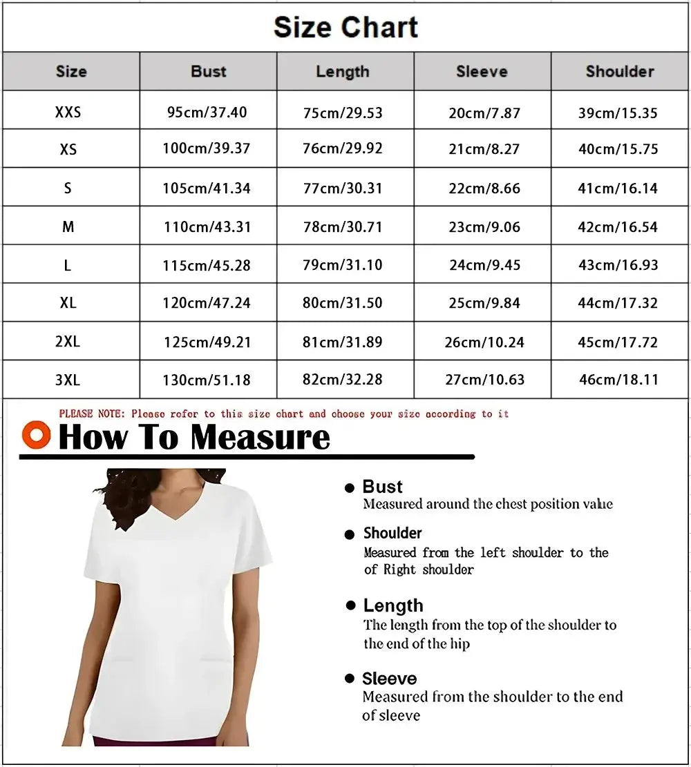 Uniforme quirúrgico veterinario con estampado de viñetas de animales para mujer, Tops de moda con cuello en V, manga corta, médico para mascotas CJdropshipping