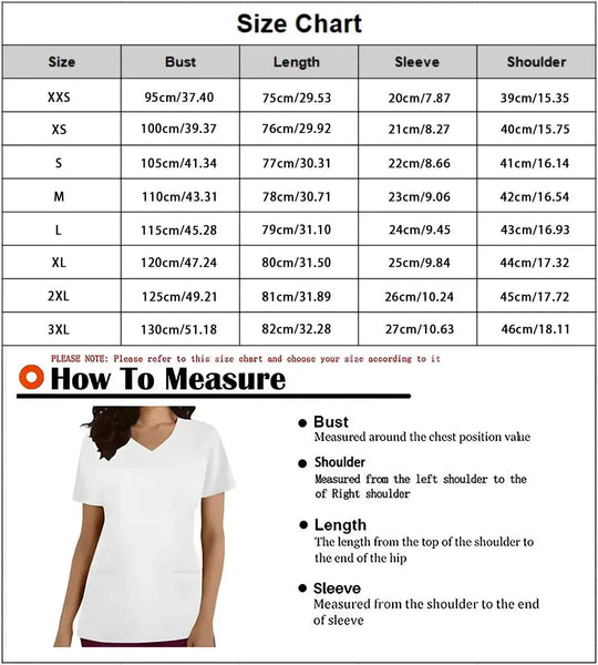 Uniforme quirúrgico veterinario con estampado de viñetas de animales para mujer, Tops de moda con cuello en V, manga corta, médico para mascotas CJdropshipping