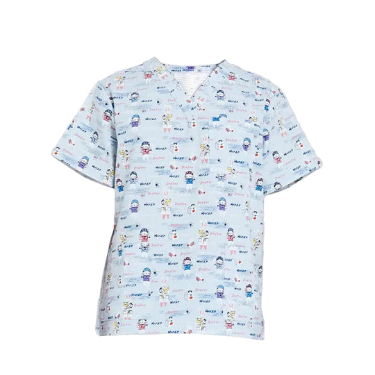 Uniforme Clínico Unisex ANNO ProShield - Top Médico Resistente al Cloro (Modelo 09SS001) CJdropshipping
