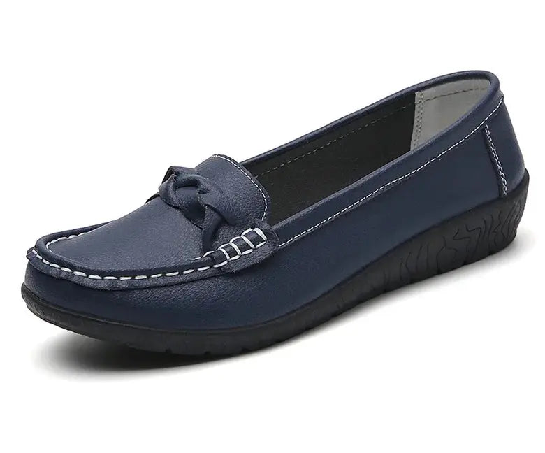 Zapatos De Mujer 2025, nuevos Zapatos planos De cuero suave, mocasines para Mujer, Zapatos planos informales, calzado para Mujer, Zapatos blancos para Mujer MedSurgery Store For Digital Health