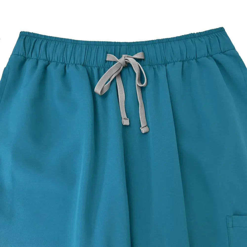 Conjunto de batas para mujer, Top con bolsillo y cuello en V, pantalones exfoliantes para correr con cordón, uniforme médico para enfermería, ropa de trabajo quirúrgica CJdropshipping