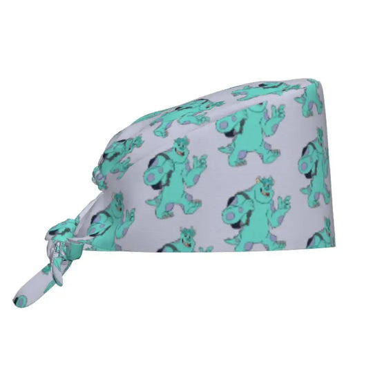 Gorro de trabajo ajustable personalizado con dibujos animados de la Universidad de Monsters, gorro quirúrgico para hombres y mujeres, gorro quirúrgico para enfermería, médico y cirujano MedSurgery Store For Digital Health