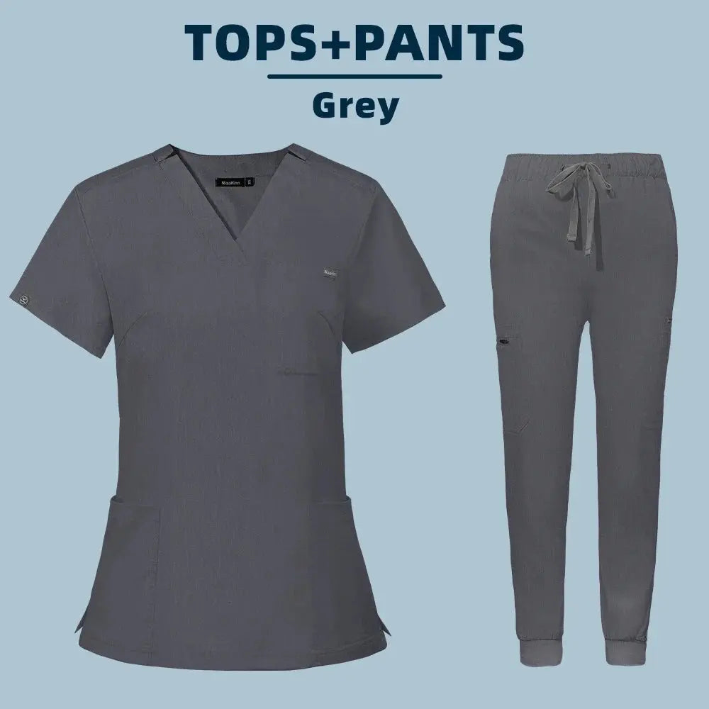 Venta al por mayor, uniforme médico para quirófano, conjunto de gomas de trabajo para Hospital, suministros médicos, traje de cirugía Dental para enfermera, ropa de trabajo CJdropshipping