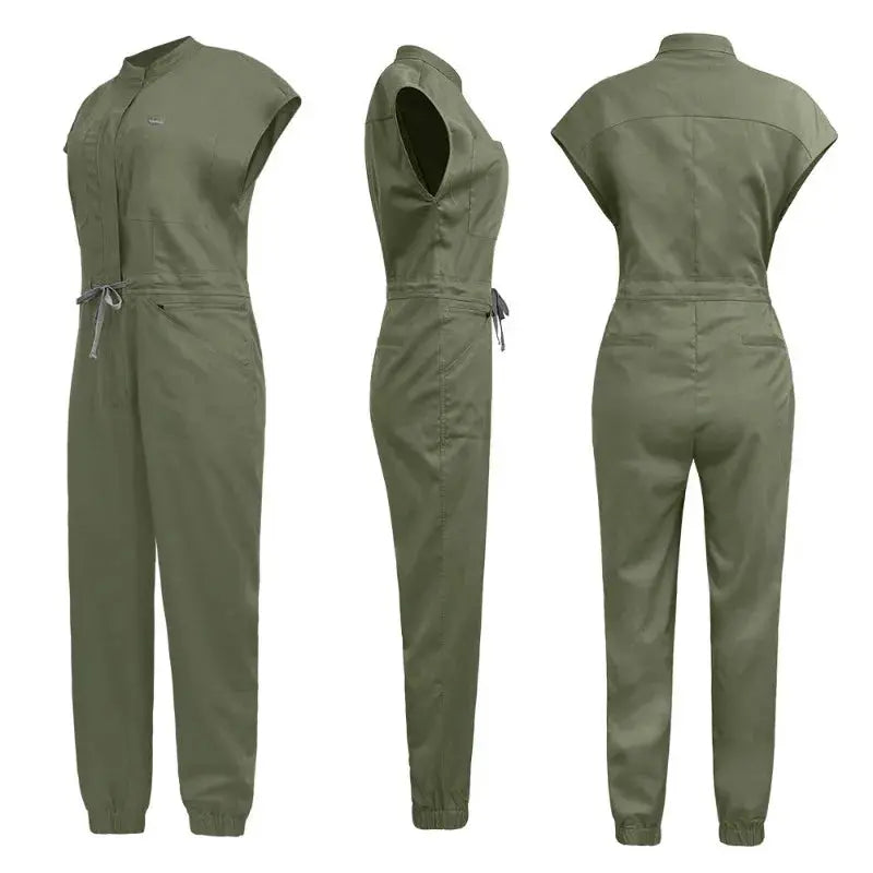 Venta al por mayor de ropa médica, uniforme exfoliante para mujer, mono de manga corta, ropa de Hospital médico, uniformes exfoliantes con bolsillo CJdropshipping