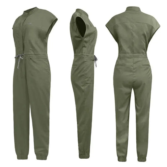 Venta al por mayor de ropa médica, uniforme exfoliante para mujer, mono de manga corta, ropa de Hospital médico, uniformes exfoliantes con bolsillo CJdropshipping