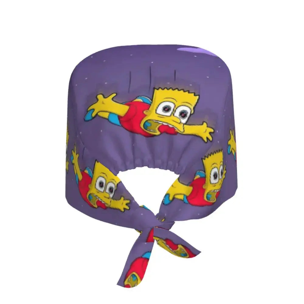 Personalizado The Simpsons Cartoon personal médico Scrubs Hat hombres mujeres médico enfermería gorro quirúrgico Scrub Caps MedSurgery Store For Digital Health