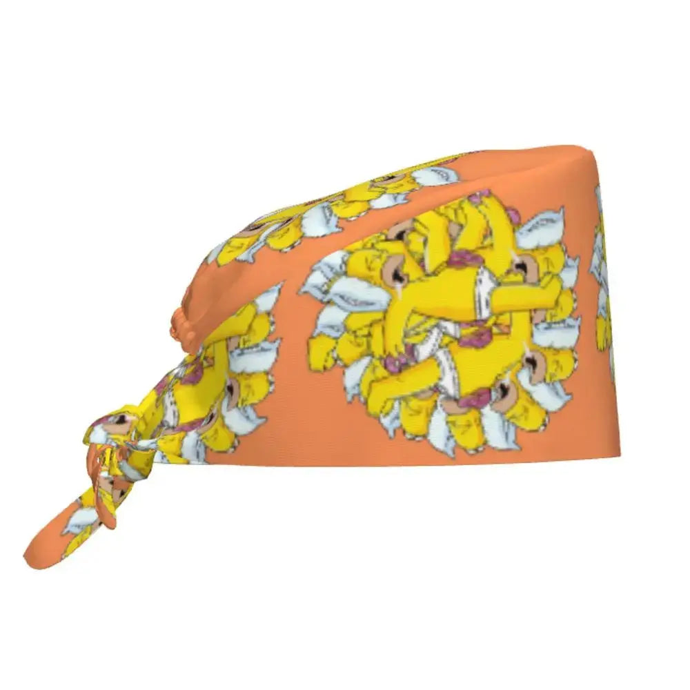 Personalizado The Simpsons Cartoon personal médico Scrubs Hat hombres mujeres médico enfermería gorro quirúrgico Scrub Caps MedSurgery Store For Digital Health