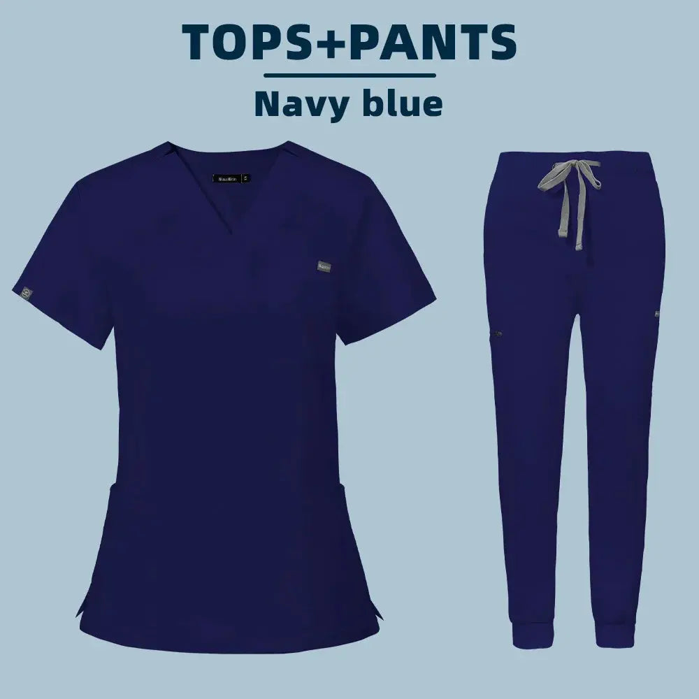 Venta al por mayor, uniforme médico para quirófano, conjunto de gomas de trabajo para Hospital, suministros médicos, traje de cirugía Dental para enfermera, ropa de trabajo CJdropshipping