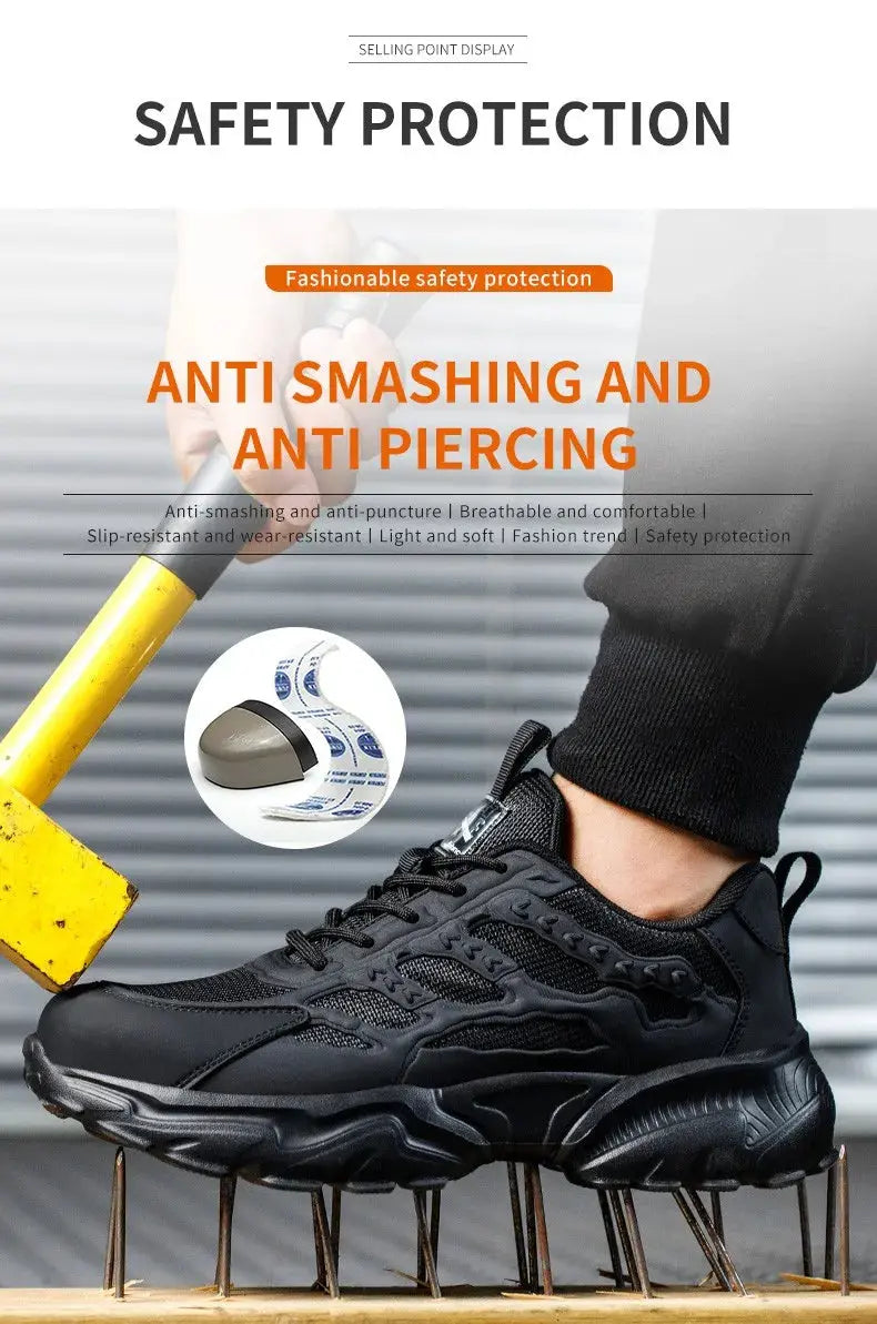 Zapatos de seguridad blancos para hombres y mujeres, antigolpes, antiperforación, aislamiento, 6kv, resistente al desgaste, negro, blanco, transpirable, ligero MedSurgery Store For Digital Health