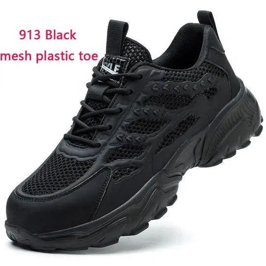Zapatos de seguridad blancos para hombres y mujeres, antigolpes, antiperforación, aislamiento, 6kv, resistente al desgaste, negro, blanco, transpirable, ligero MedSurgery Store For Digital Health