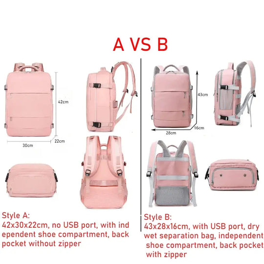 Mochila de viaje para mujer, mochila de mano, mochila para ordenador portátil TSA, bolsa de enfermera universitaria aprobada por vuelo, mochila informal para fin de semana MedSurgery Store For Digital Health