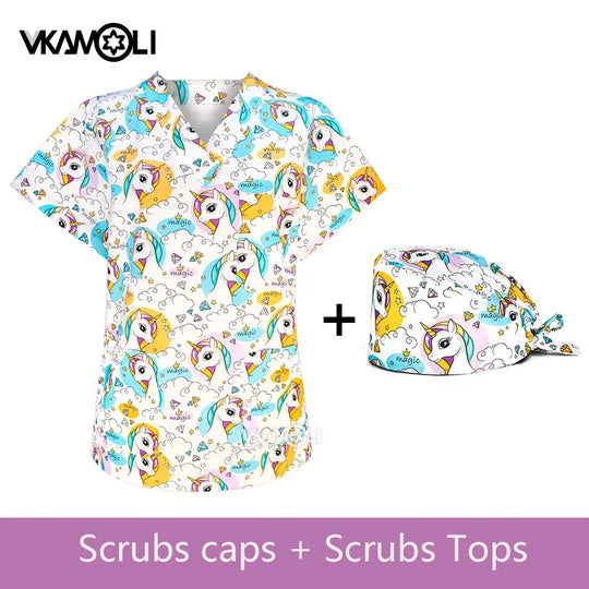 Uniforme de Spa para clínica de mascotas, ropa de trabajo para mujer, traje médico, tops exfoliantes, camisa exfoliante CJdropshipping
