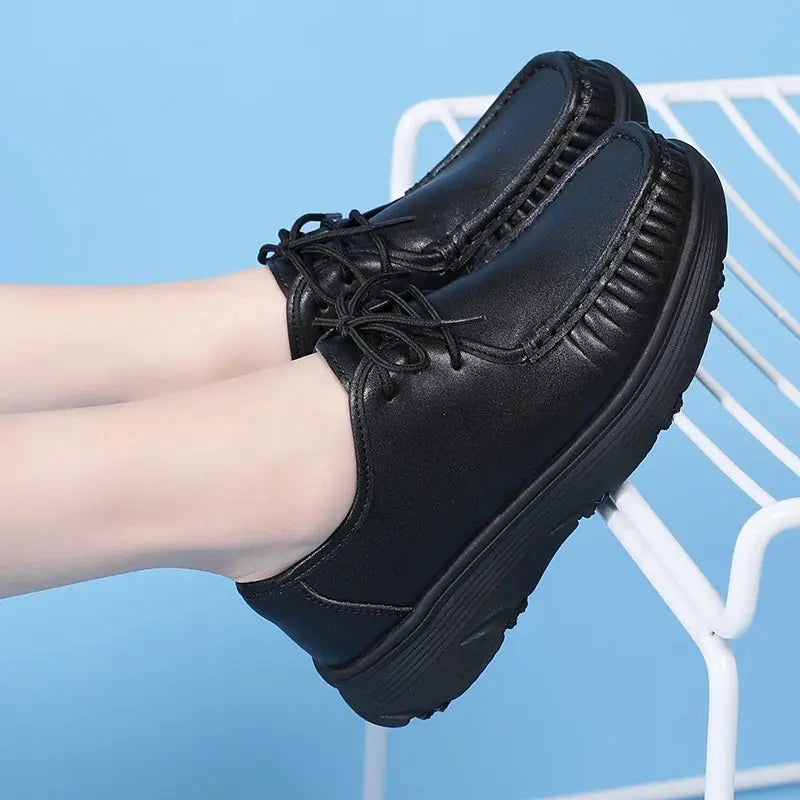 STRONGSHEN, zapatos blancos con plataforma, zapatos de enfermera para mujer, zapatos de trabajo ligeros y cómodos informales, zapatos antideslizantes a la moda para mujer MedSurgery Store For Digital Health
