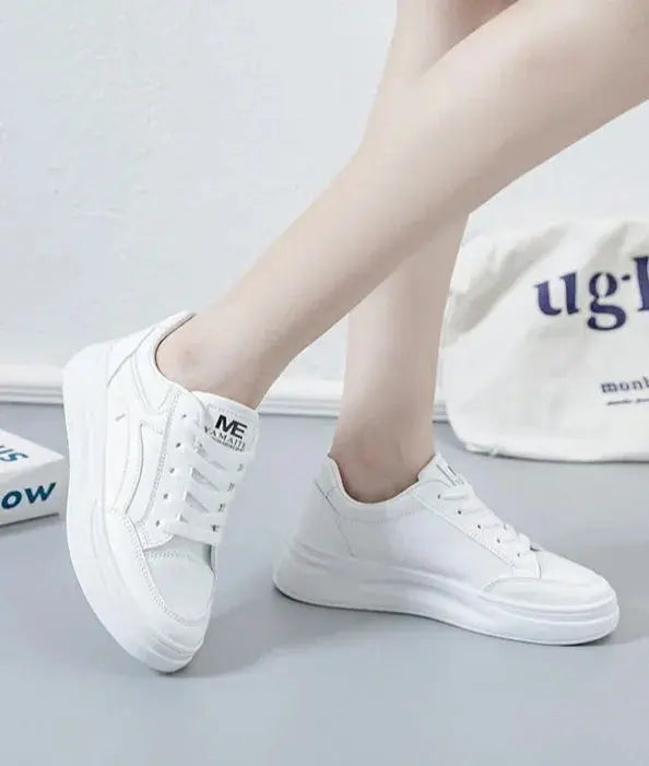 Nuevos Zapatos de mujer, zapatillas blancas de invierno, Zapatos de plataforma transpirables, Tenis para mujer, Zapatillas informales de moda para mujer, Zapatos MedSurgery Store For Digital Health