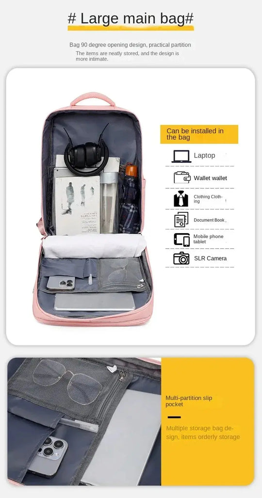 Mochila de viaje para mujer, mochila de mano, mochila para ordenador portátil TSA, bolsa de enfermera universitaria aprobada por vuelo, mochila informal para fin de semana MedSurgery Store For Digital Health