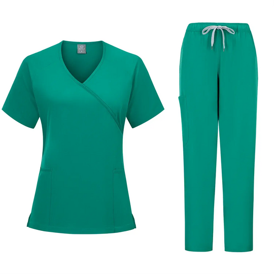 Nuevo conjunto de uniformes médicos, uniforme de médico, monos de cirugía, ropa de trabajo de salón de belleza, conjunto de ropa de trabajo de odontología CJdropshipping