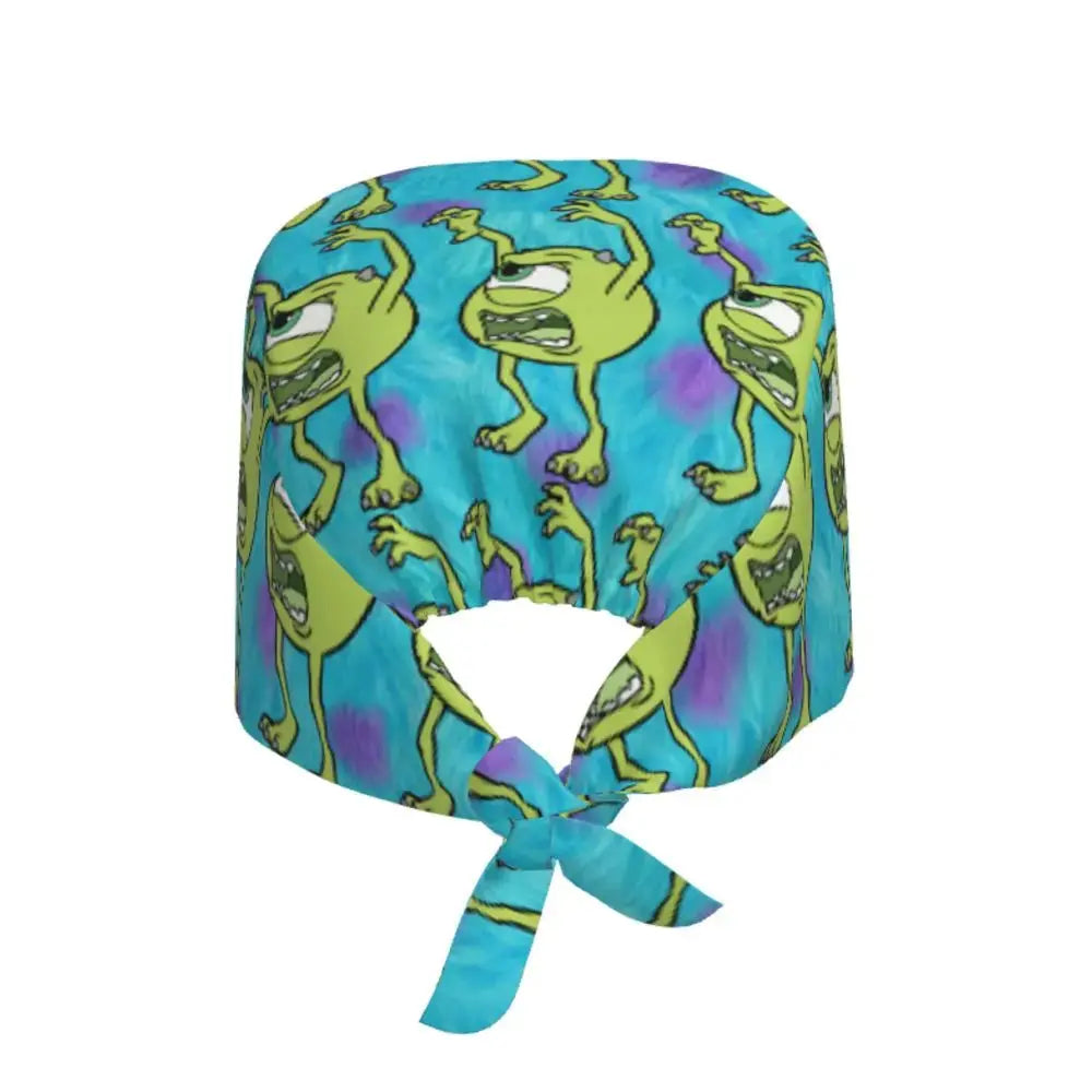 Gorro de trabajo ajustable personalizado con dibujos animados de la Universidad de Monsters, gorro quirúrgico para hombres y mujeres, gorro quirúrgico para enfermería, médico y cirujano MedSurgery Store For Digital Health