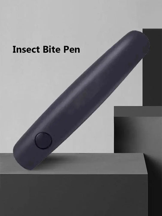 Para picazón, picadura, insecto, mosquito, bolígrafo portátil, negro, alivia los niños adultos, antipicazón físico, palo para dejar de picazón, antipruriginoso MedSurgery Store For Digital Health