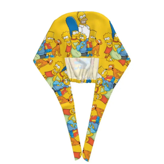 Personalizado The Simpsons Cartoon personal médico Scrubs Hat hombres mujeres médico enfermería gorro quirúrgico Scrub Caps MedSurgery Store For Digital Health