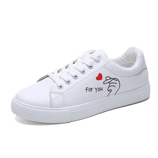 Zapatillas De correr transpirables blancas a la moda para Mujer, nuevas zapatillas informales con cordones y flores bordadas para primavera y otoño MedSurgery Store For Digital Health