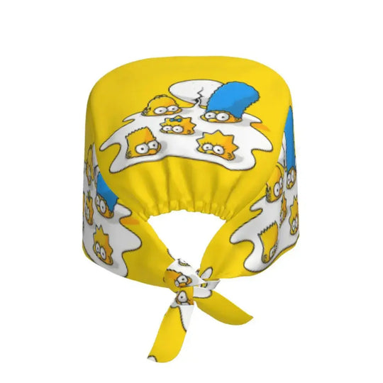 Personalizado The Simpsons Cartoon personal médico Scrubs Hat hombres mujeres médico enfermería gorro quirúrgico Scrub Caps MedSurgery Store For Digital Health