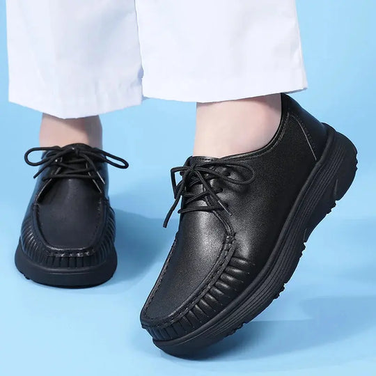 STRONGSHEN, zapatos blancos con plataforma, zapatos de enfermera para mujer, zapatos de trabajo ligeros y cómodos informales, zapatos antideslizantes a la moda para mujer MedSurgery Store For Digital Health
