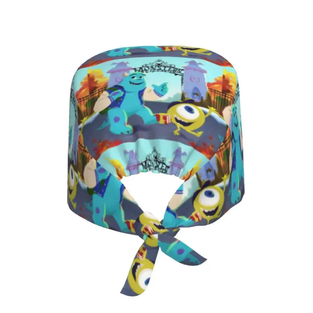 Gorro de trabajo ajustable personalizado con dibujos animados de la Universidad de Monsters, gorro quirúrgico para hombres y mujeres, gorro quirúrgico para enfermería, médico y cirujano MedSurgery Store For Digital Health