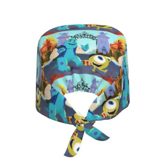 Gorro de trabajo ajustable personalizado con dibujos animados de la Universidad de Monsters, gorro quirúrgico para hombres y mujeres, gorro quirúrgico para enfermería, médico y cirujano MedSurgery Store For Digital Health