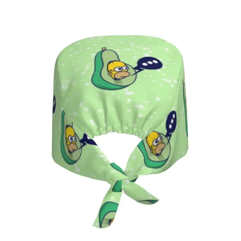 Personalizado The Simpsons Cartoon personal médico Scrubs Hat hombres mujeres médico enfermería gorro quirúrgico Scrub Caps MedSurgery Store For Digital Health