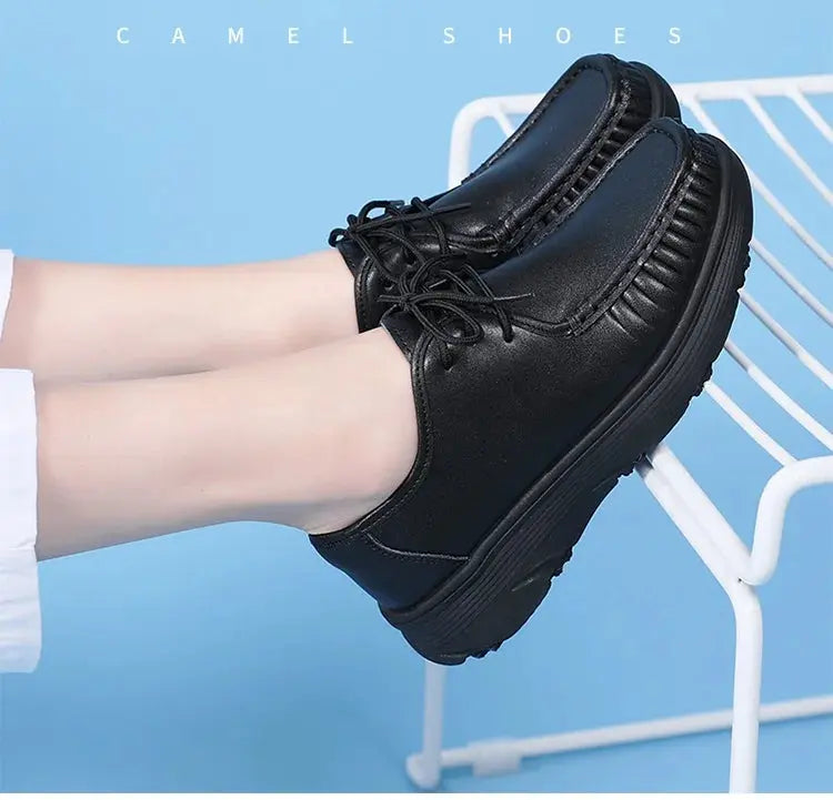 STRONGSHEN, zapatos blancos con plataforma, zapatos de enfermera para mujer, zapatos de trabajo ligeros y cómodos informales, zapatos antideslizantes a la moda para mujer MedSurgery Store For Digital Health
