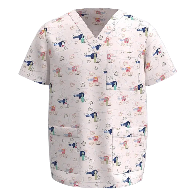 Uniforme Clínico Unisex ANNO ProShield - Top Médico Resistente al Cloro (Modelo 09SS001) CJdropshipping