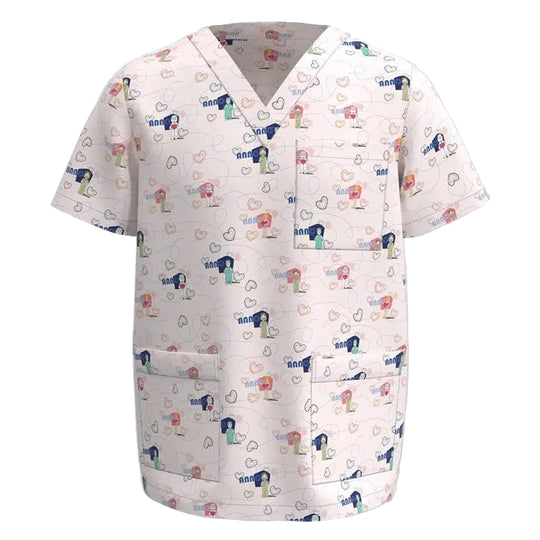 Uniforme Clínico Unisex ANNO ProShield - Top Médico Resistente al Cloro (Modelo 09SS001) CJdropshipping