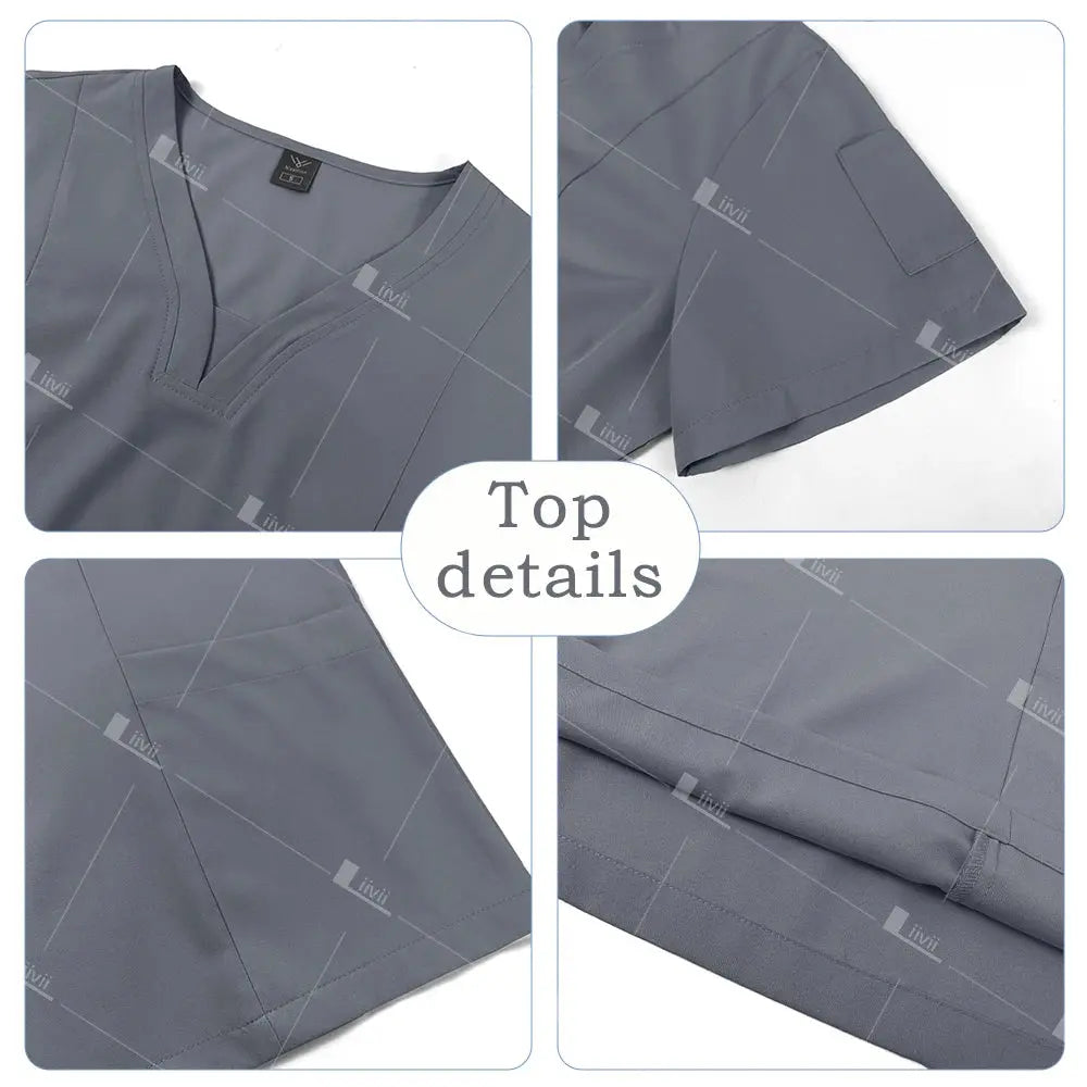Venta al por mayor de uniformes médicos, traje para correr, conjunto de gomas para médico y enfermera, ropa de trabajo quirúrgica para Hospital, trajes multicolores para mujer dsers-fulfillment-service